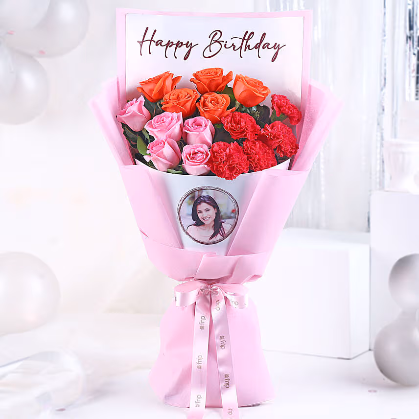 Personalised Rose Bouquet of Emotion with Perfume