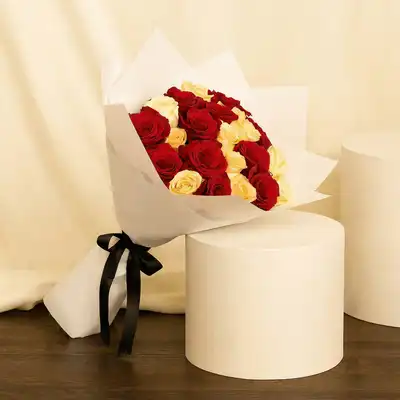باقة ورد لمسة عشق