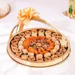 طبق حلويات عربية فاخر