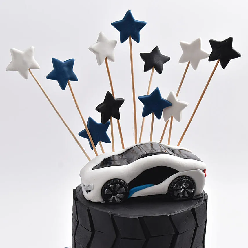 Racing Roadster Delight Red Velvet Cake