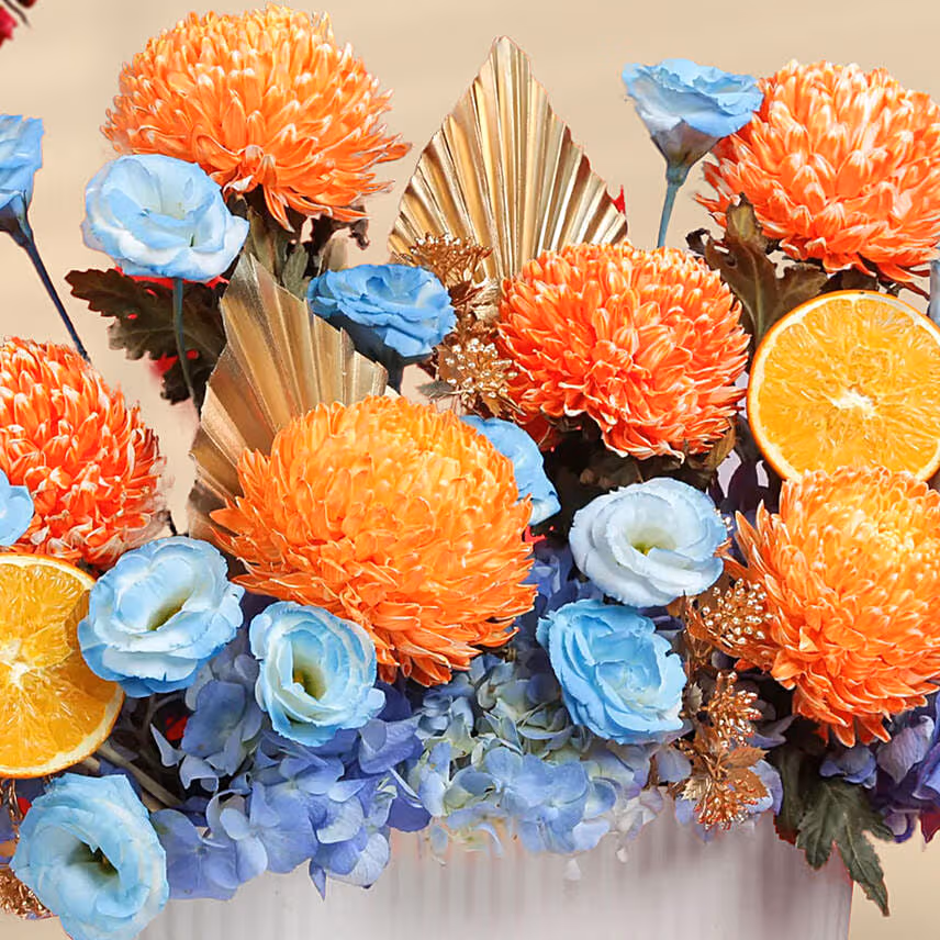 Wishing You Great Fortune Flowers Vase