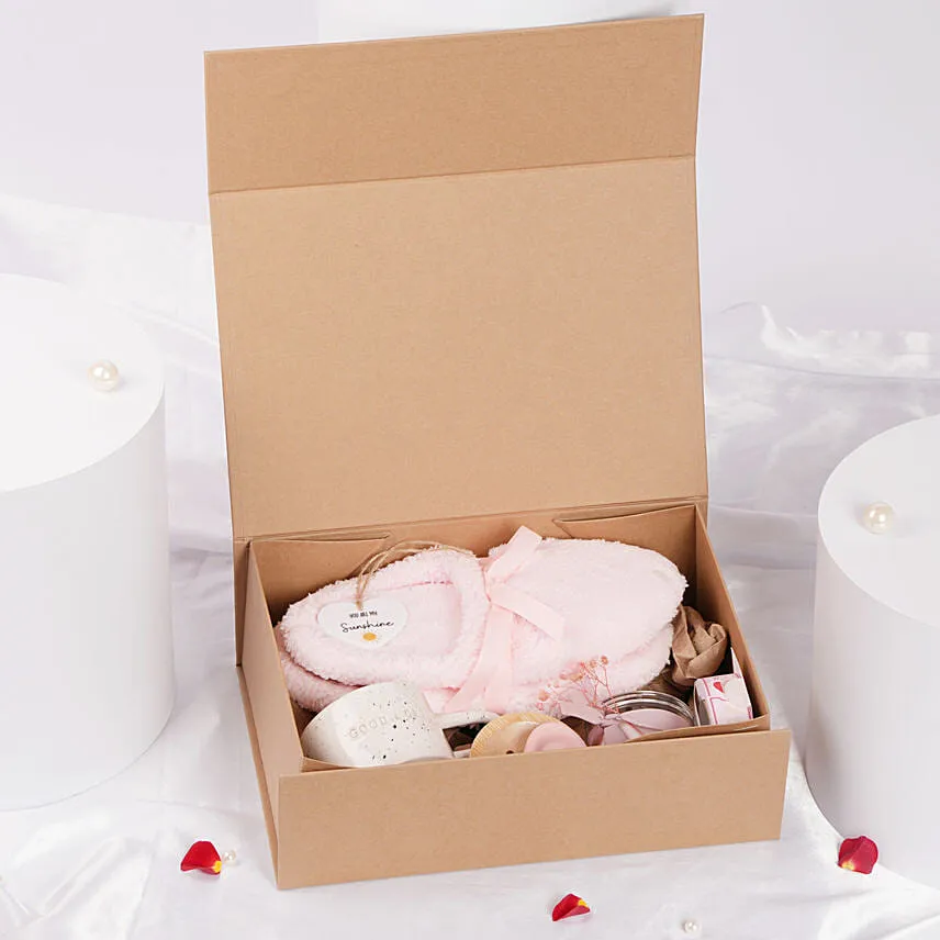 Pink Valentines Day Gift Box