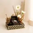 Titan Men's Watch n Gerbera Golden Tray