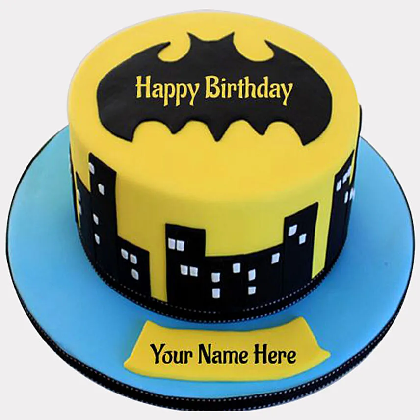 Batmans City Cake