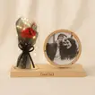 Lovely Rose Dome n Photo Frame