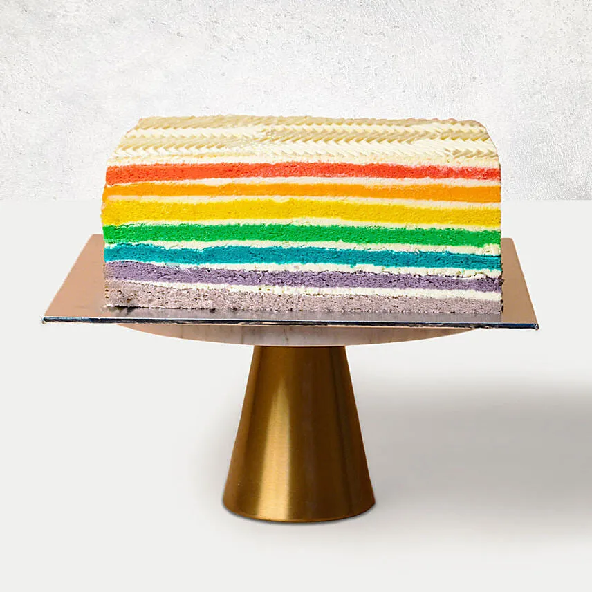 Rainbow Cream Cheese Cake
