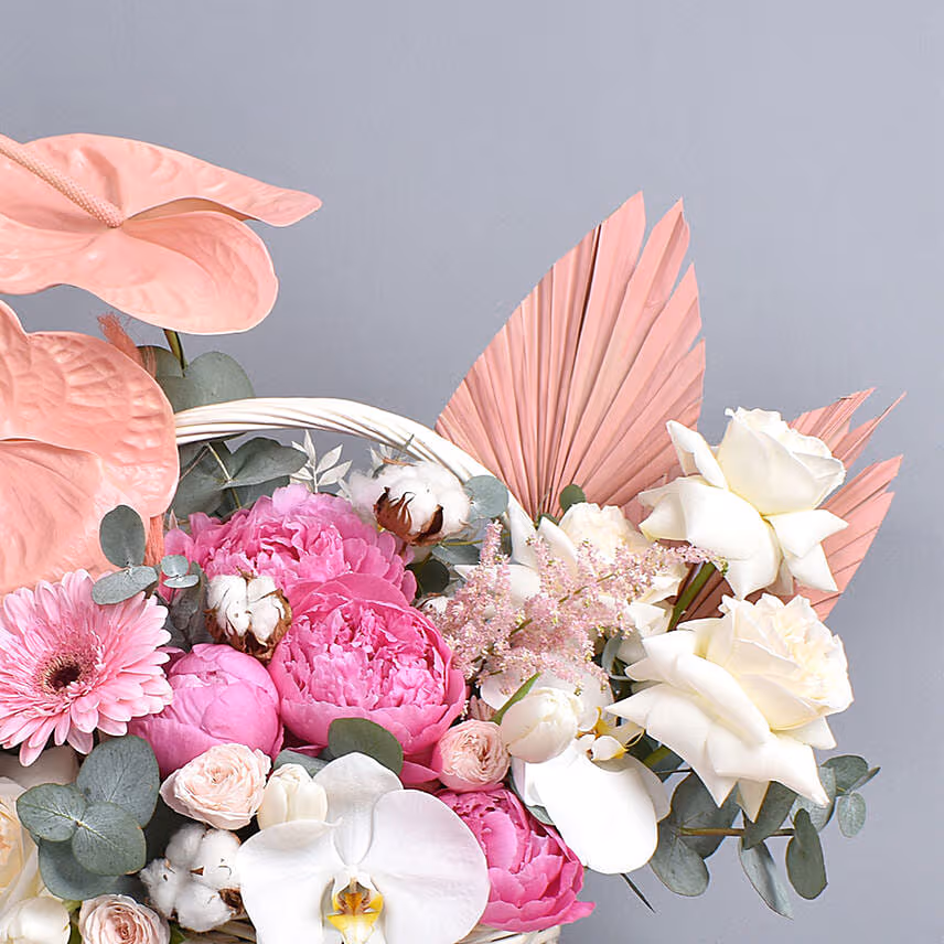 Charming Love Flower Basket