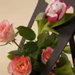 Pink Flower Stand with Chocolates