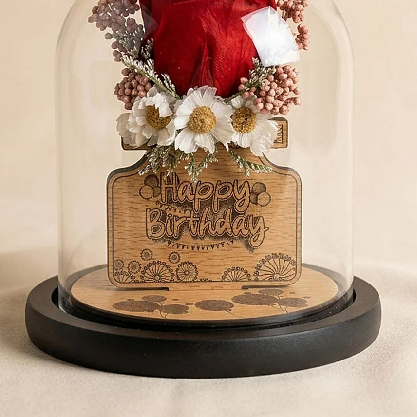Forever Rose Birthday Wishes
