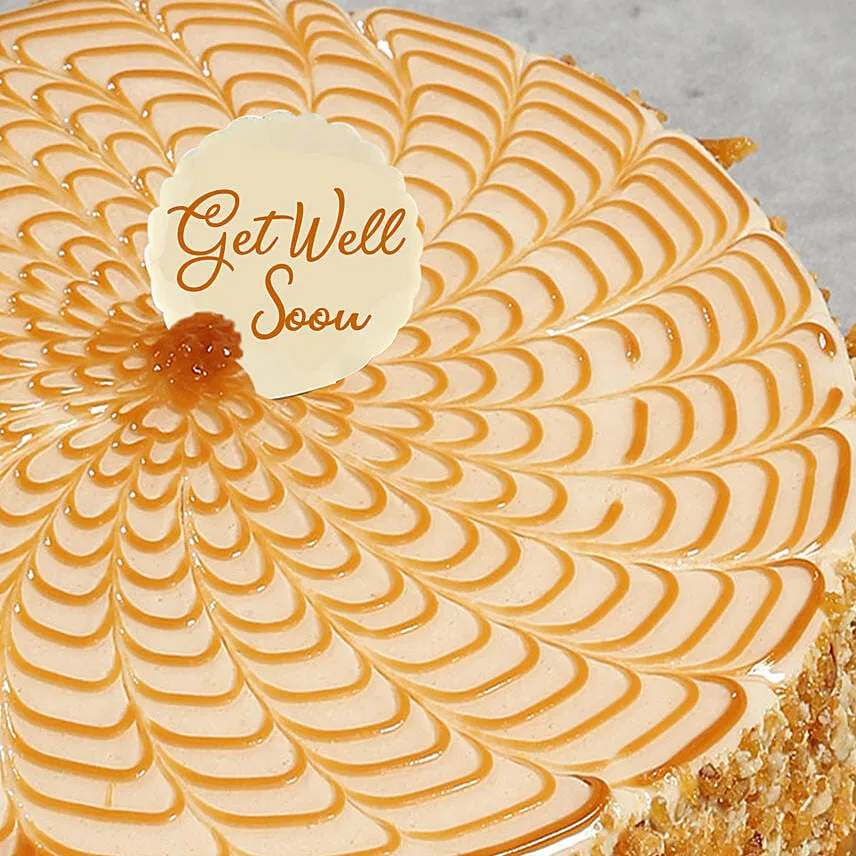 Get Well Soon 500 Gm Butterscotch Cake