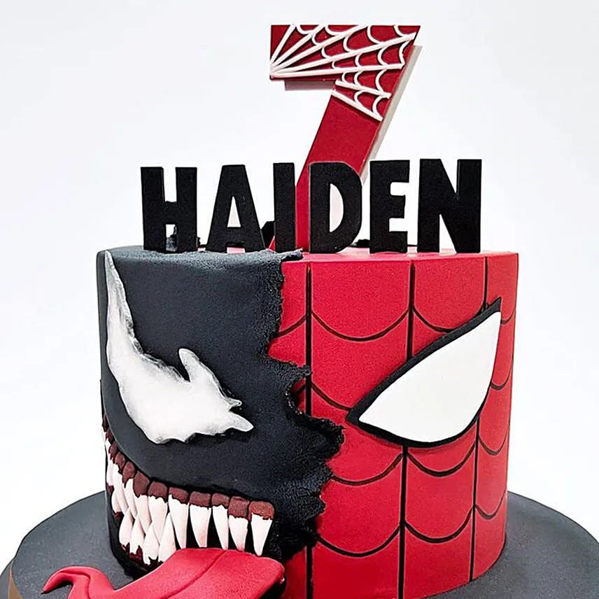 Spider Venom Showdown Chocolate Cake