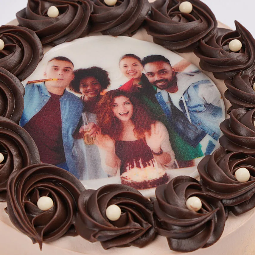 Sinful Chocolate Symphony Photo Cake One Kg