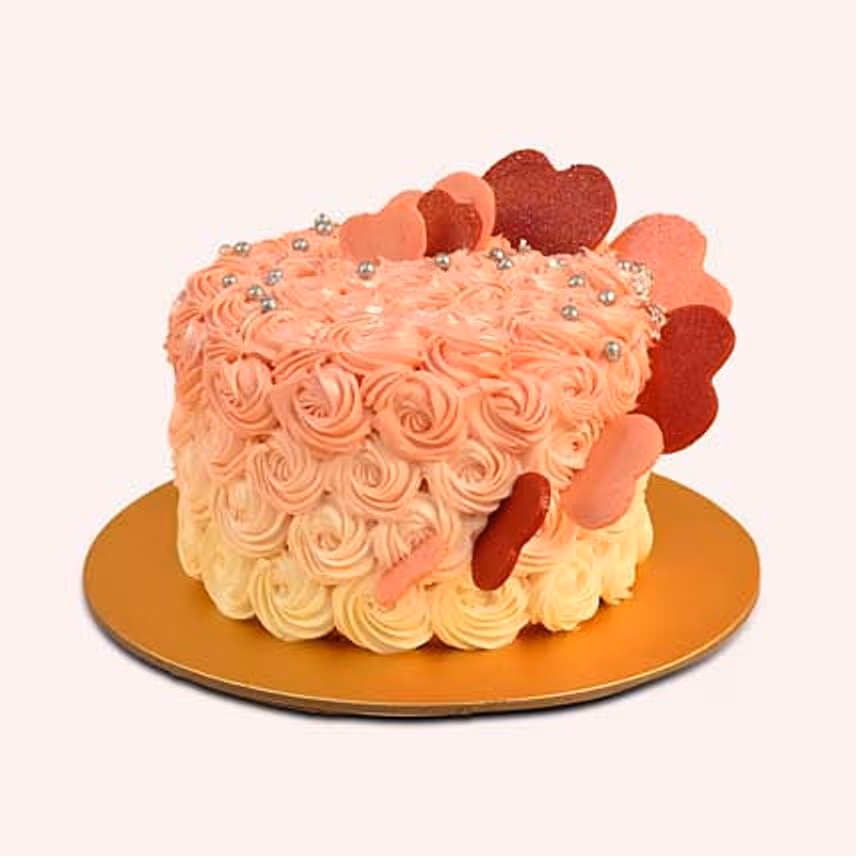 I Love You Floral Arrangement With Fairy Cream Cake