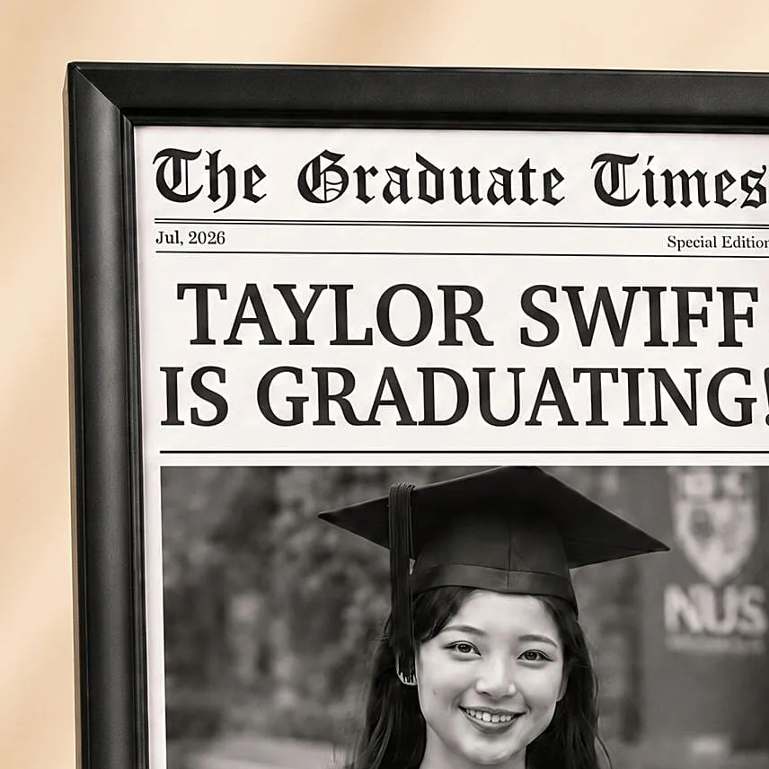 Graduation News Flash Photoframe
