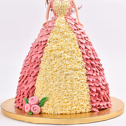 Delightful Barbie Princess Chocolate Cake - Perfect for Celebrations