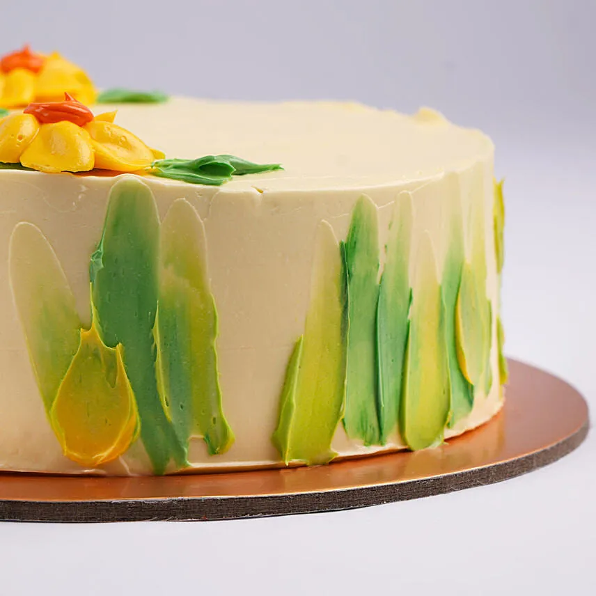 Daffodils Chocolate Cake