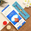 Delightful Bal Ganesha Kids Rakhi with Lindt Extra Creamy Chocolate Bar