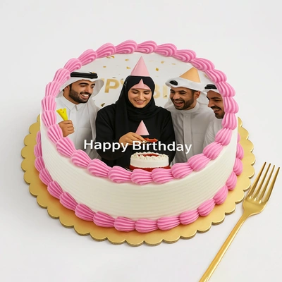كيكة عيد ميلاد نصف كيلو بالصور بنكهة الترافل