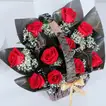 Exquisite Flower Garden with Anniversary Balloon - Celebrate Love