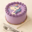 Magical Unicorn Purple Cake for Girls - 1 Kg Delight - Chocolate