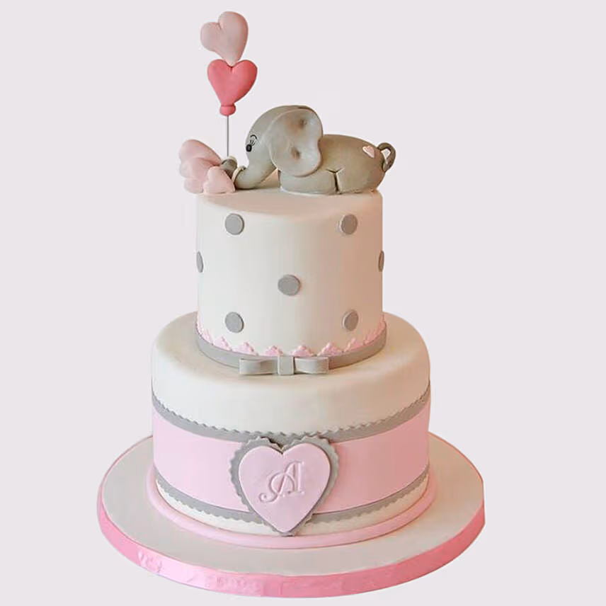 Adorable Elephant Cake