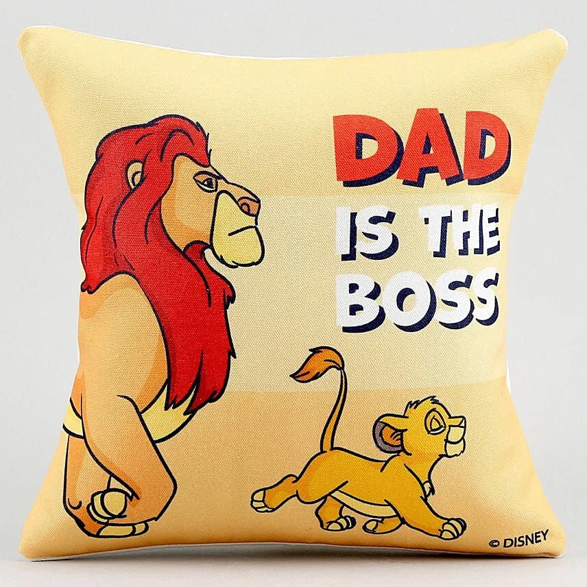 Dad is the Boss Cuhsion & Mug For Father's day