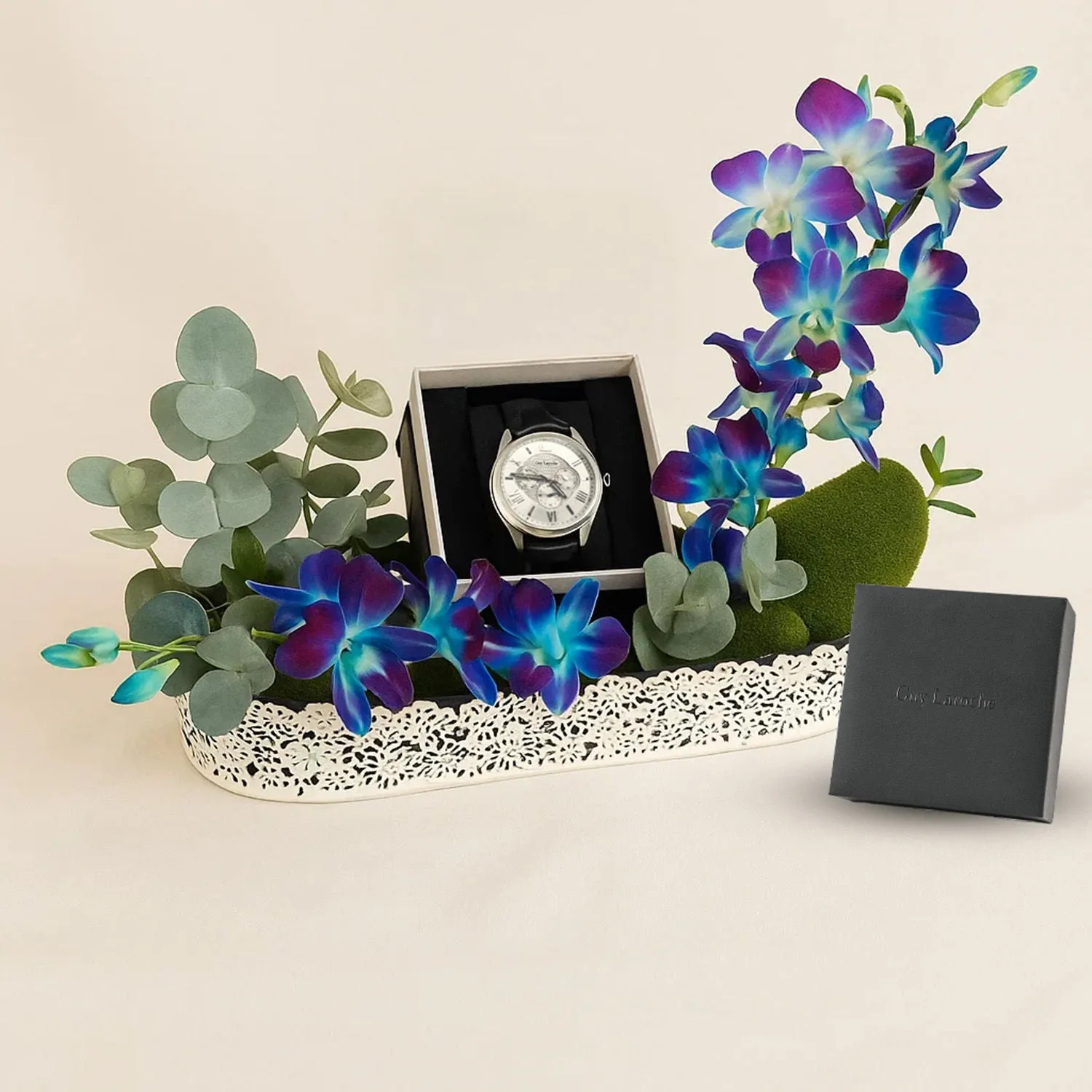 Guy Laroche Watch For Men in Blue Orchid Tray 