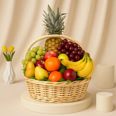 Vibrant and Nutritious Healthy Fruit Basket