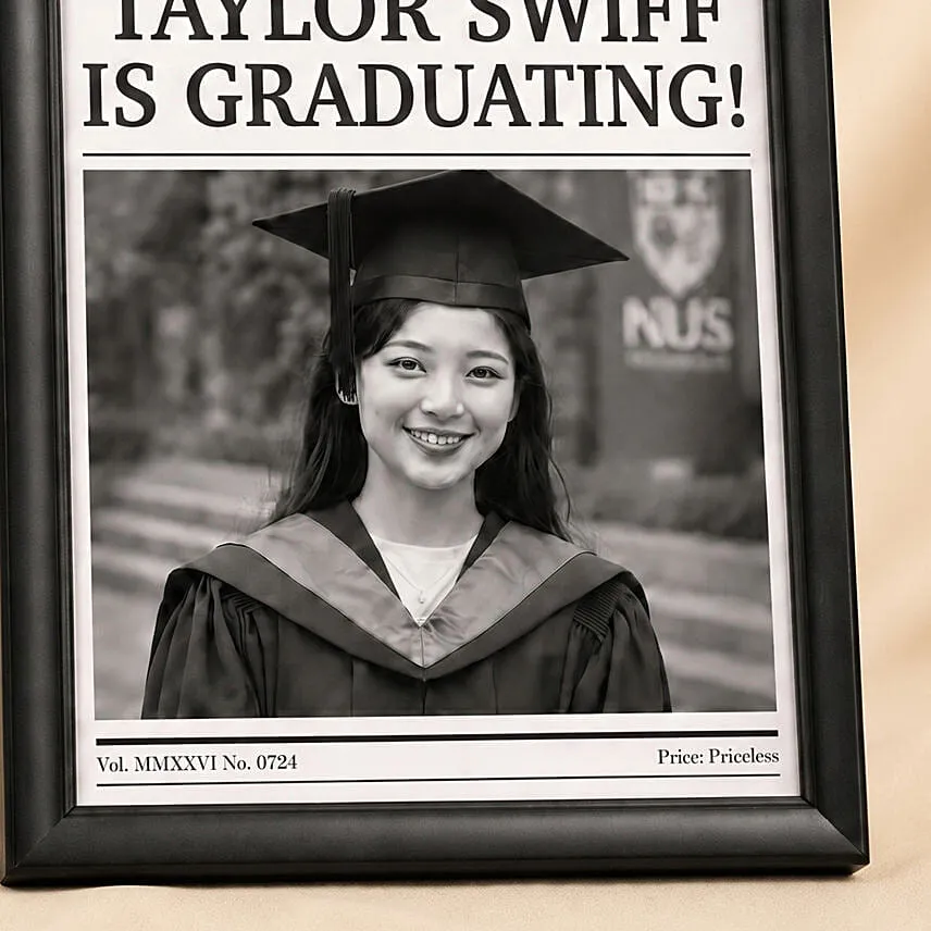Graduation News Flash Photoframe