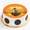 Delicious Onam Special Pineapple Chocolate Cake - Festive Photo Cream Delight