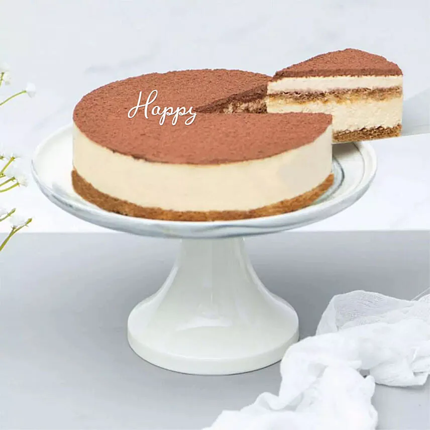 Happy New Year Irresistible Tiramisu Cake