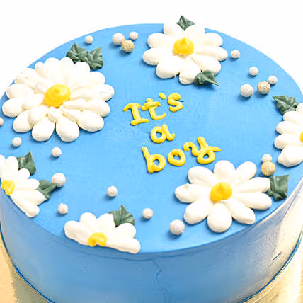 Charming Baby Boy Surprise Chocolate Cake - Perfect for Celebrations