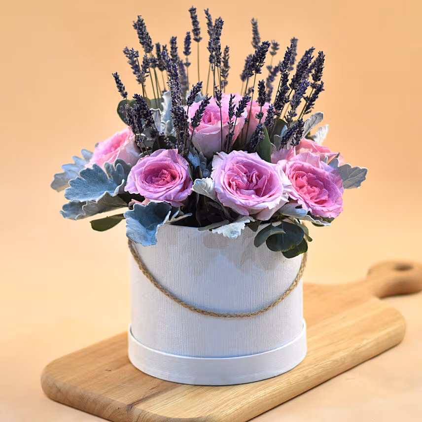 Exotic Flowers White Box