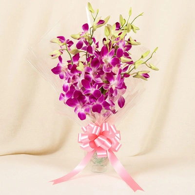 6 Royal Orchids Bunch