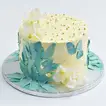 Elegant Pearls of Love Chocolate Cake