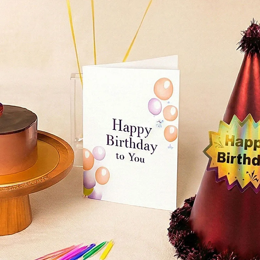 Birthday Wishes Gift Arrangement
