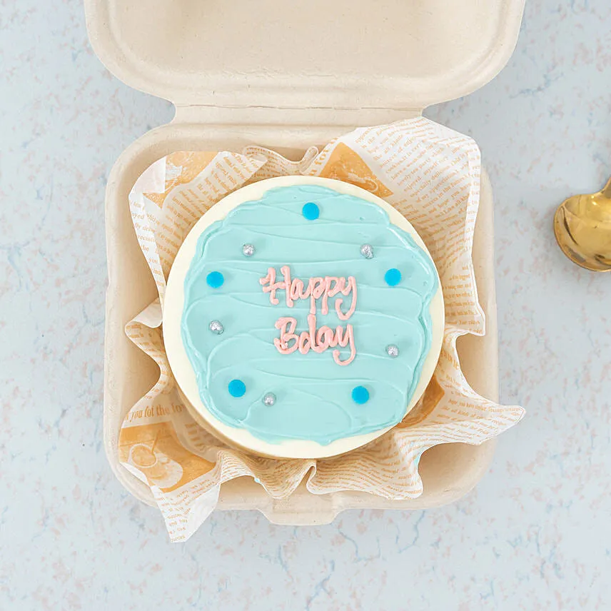 Sweety Blue Bento Strawberry Cake
