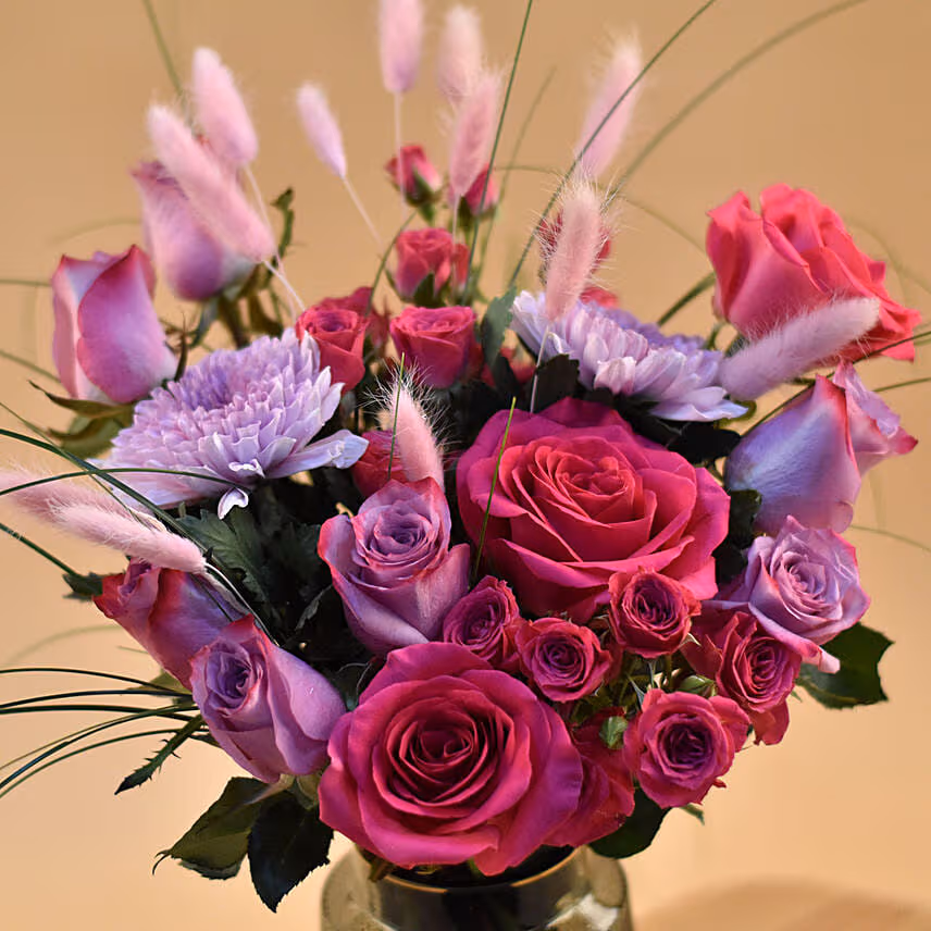 Enchanting Mixed Flowers Vase