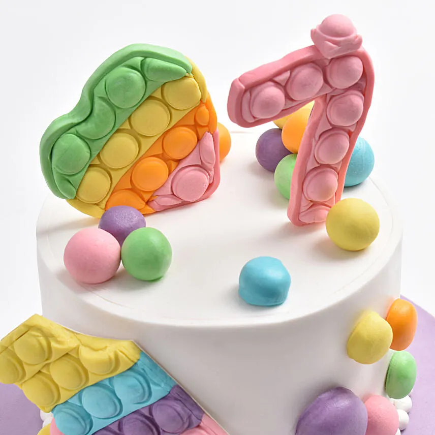 Pop It Puzzle Red Velvet Cake