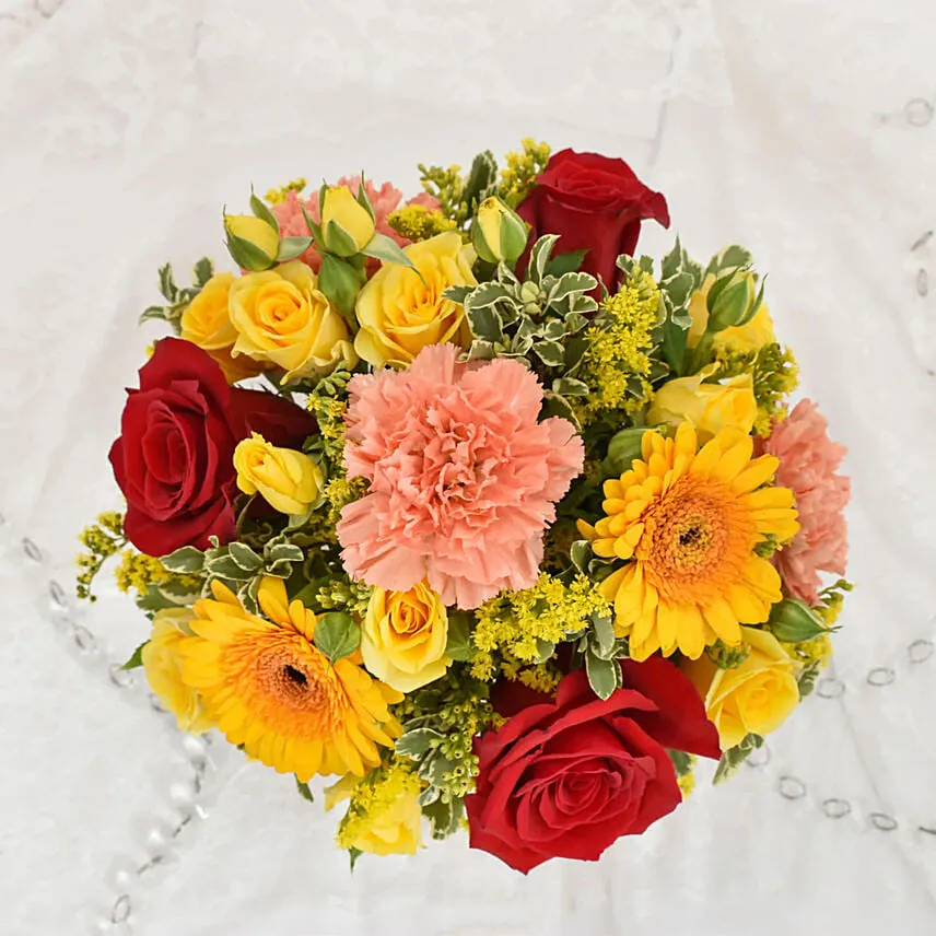 Sparks of Joy Deepavali Flowers Arrangement