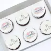 Delicious Chocolate 'Congrats' Cupcakes - Box of 6