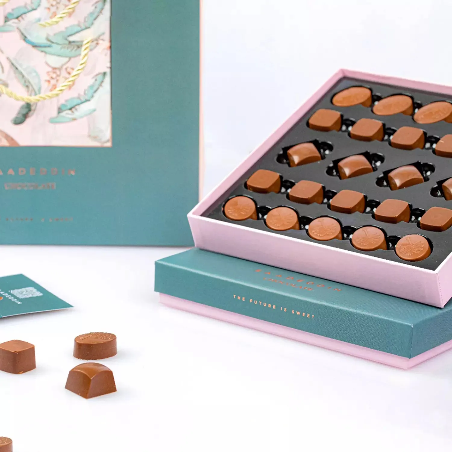 Lilac Chocolate Box From Saadeddin