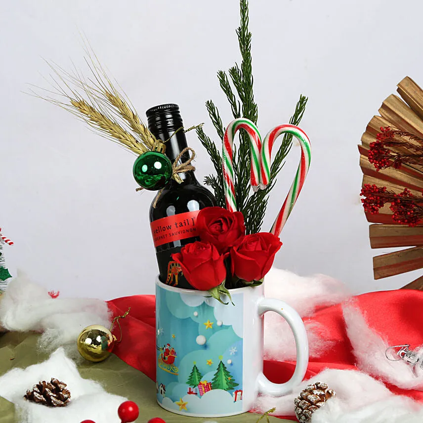 Santa's Wine Mug