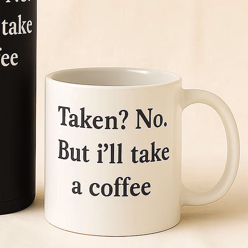 Coffee Lover Bottle & Mug