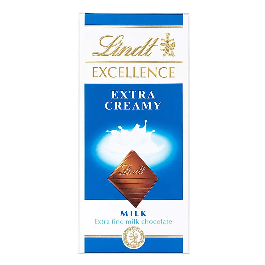 Sneh Blue Peacock Designer Rakhi with Lindt Extra Creamy Milk Chocolate