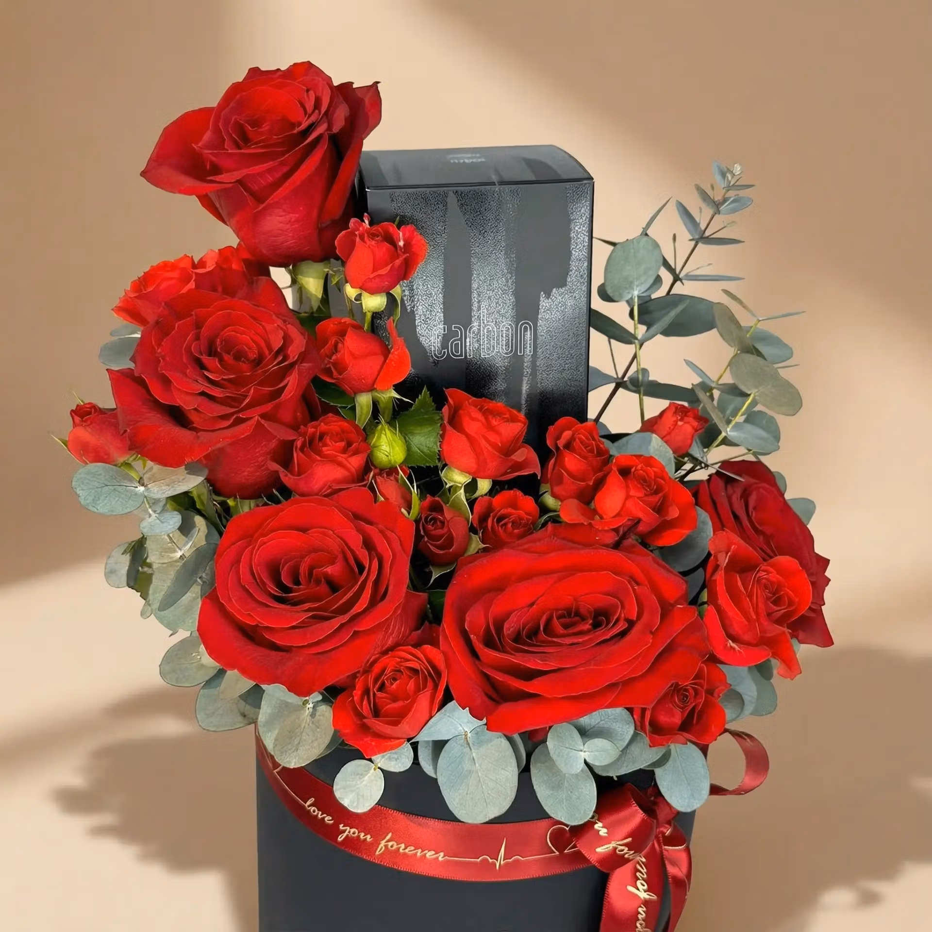 Romantic Indulgence Gift Set with Ajmal Carbon Perfume
