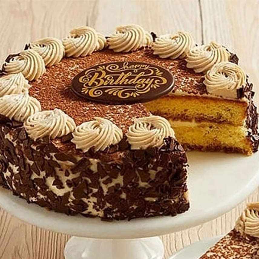 Birthday Tiramisu Cake