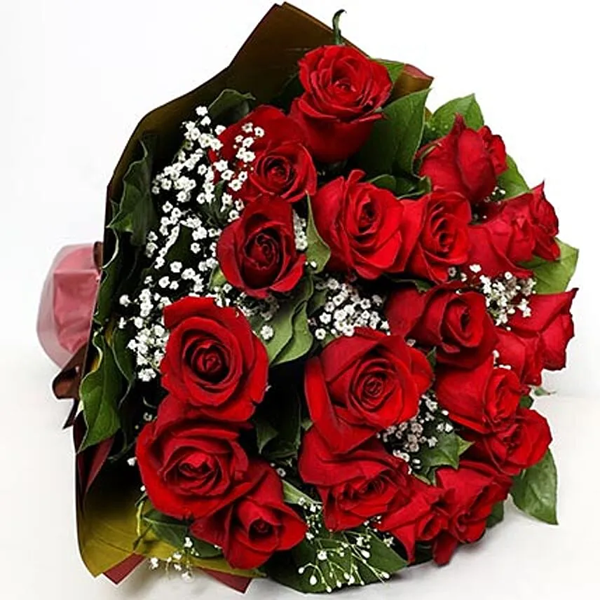 Elegant Bunch Of 20 Roses