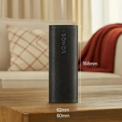 Sonos Roam 2: Ultimate Portable Bluetooth Speaker in Black