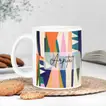 Personalized Vibrant Geometric Mug of Love - Ceramic, 325ml